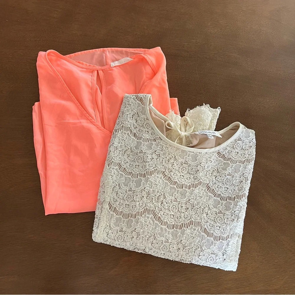 Lot of 6 Women’s Blouse Top Shirts Pink Blue Black size Small - Picture 3 of 15